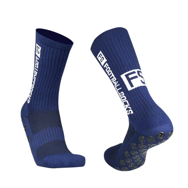 blau-dunkel-hellblau-navy-fussballsocken-fussball-socken-premium-grip-socks-silikon-noppen, Footballsocks